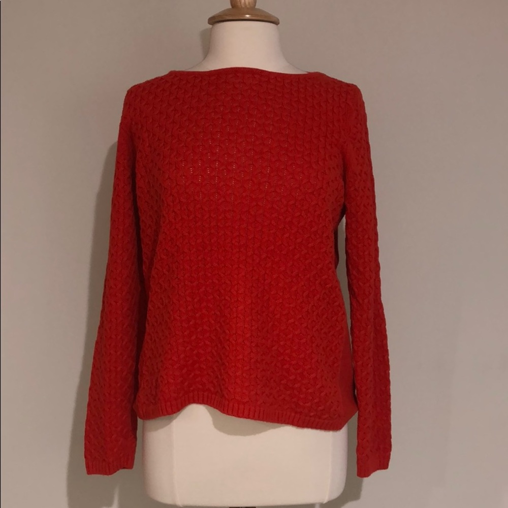 J. Crew Factory Knit Scoop Neck Sweater